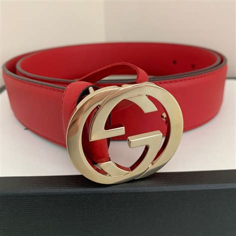 red gucci belt price|realreal gucci belt.